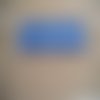 Masque bleu intérieur bleu à pois