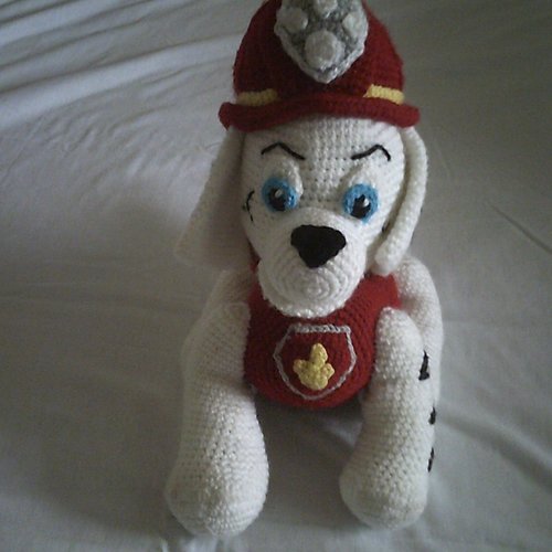 Peluche pat patrouille rouge