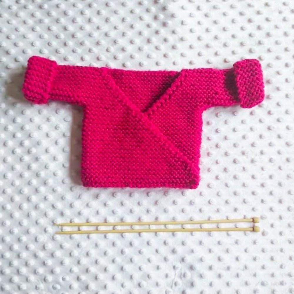 Brassiere Double Laine Gilet Bebe Tricot Bebe Maternite Layette Tricotee Main Cadeau Naissance Un Grand Marche
