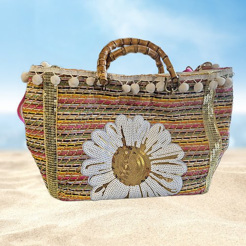 *a la plage*/ sac cabas / vendu