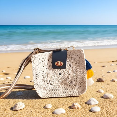 "sac banboulière au crochet"