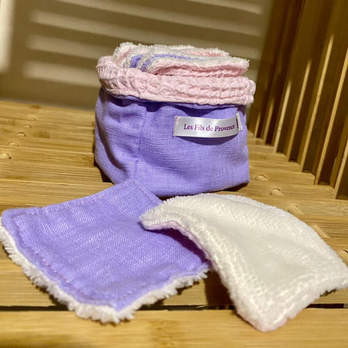 Lot cotons réutilisables « si doux »