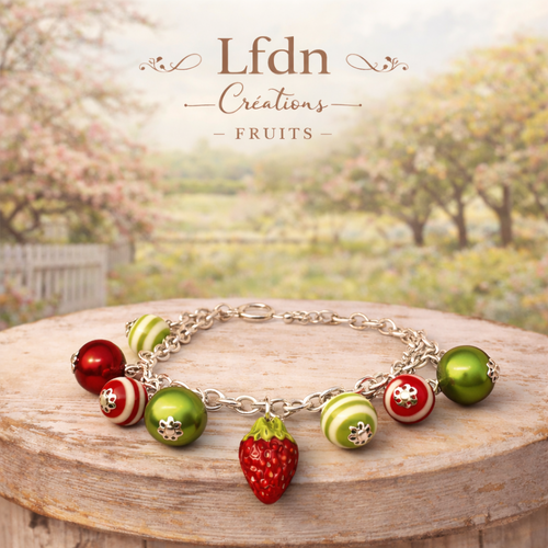 Bracelet coquetterie de printemps – bracelet breloques