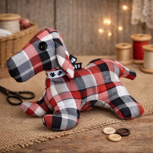 Chien en tissu, décoration animaux, décoration chambre enfant, doudou chien