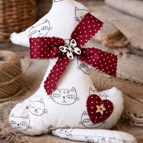 Cale porte chat, chat en tissu, décoration de maison animaux