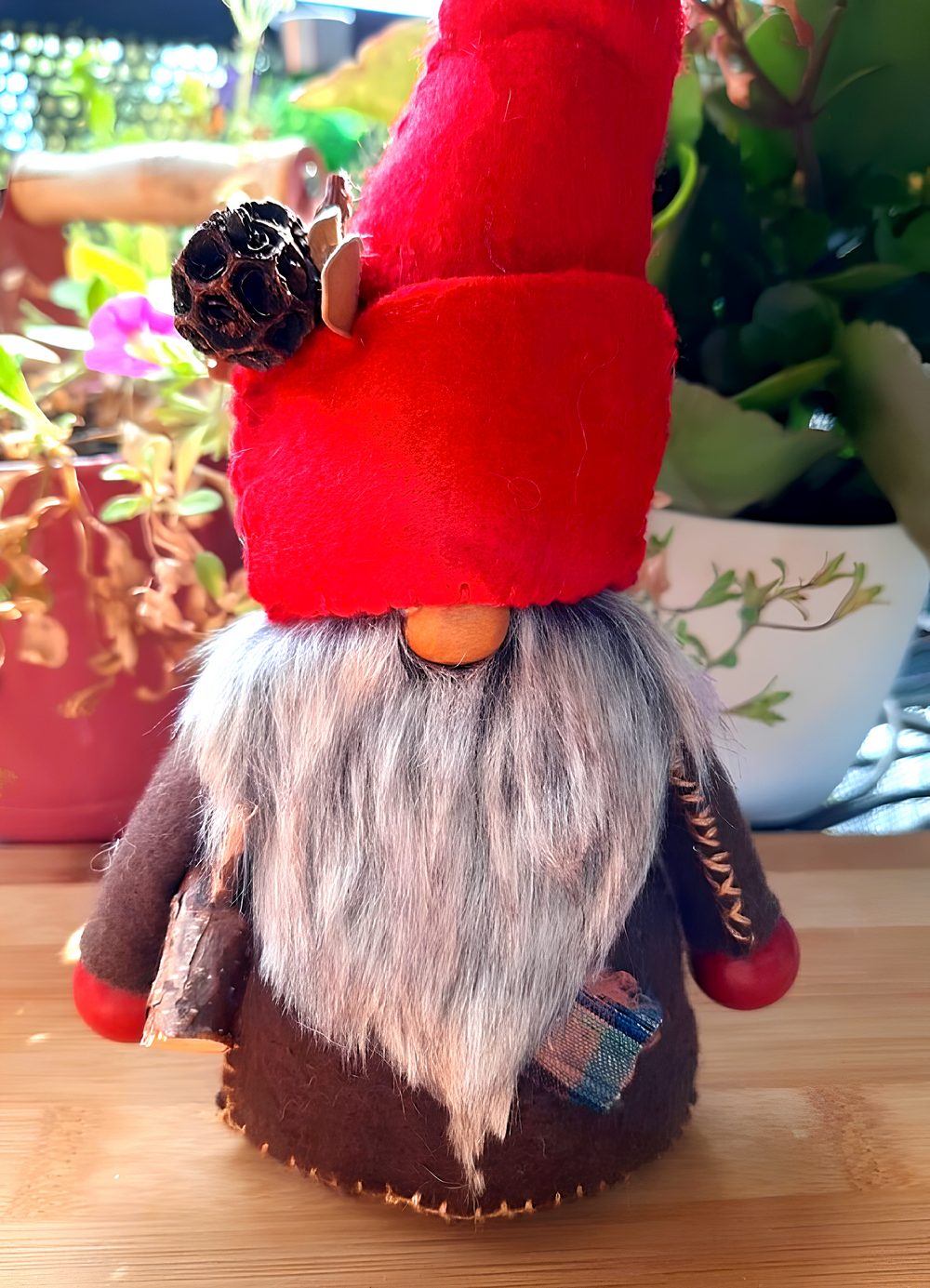 Gnome de noël en tissus, gnome en feutrine, déco scandinave, décoration de  noël en tissu - Un grand marché