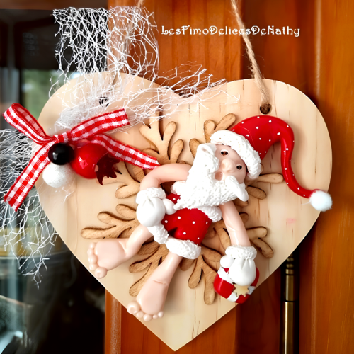 Panneau de porte de Noël créatif, pendentifs de décoration de Noël