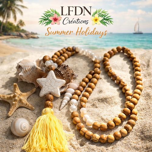 Collier étoile howlite, collier perles ethnique, bijoux bohème, bijoux bohème à pompon