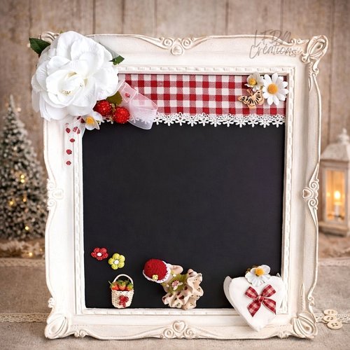 Ardoise personnalisable murale bébé fimo, plaque de porte prénom, cadeau de naissance, cadeau de baptême, décoration chambre enfant