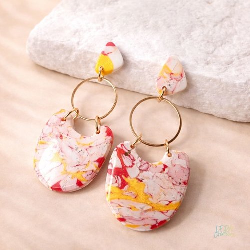 Boucles d 'oreille true colors modèle 2