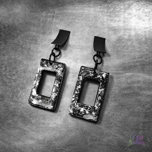 Boucles d 'oreille polymère halloween creepy design