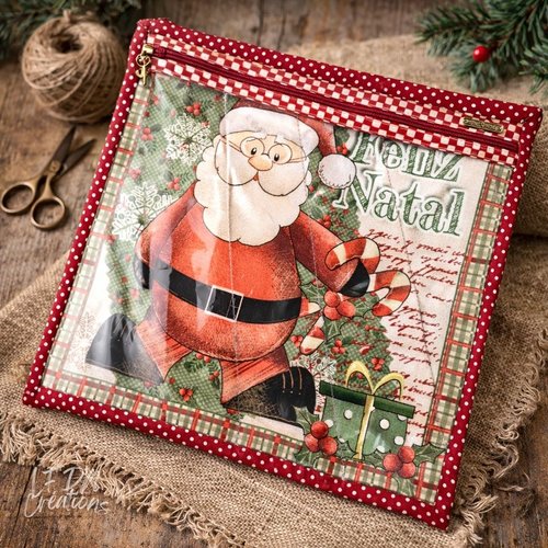 Organiseur couture motif père noël