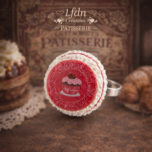 Bague macaron pâtissier – destock
