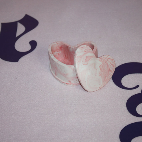 Boite en forme de coeur