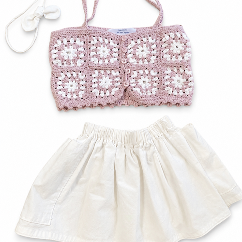 Jupette et bustier camille  3 ans