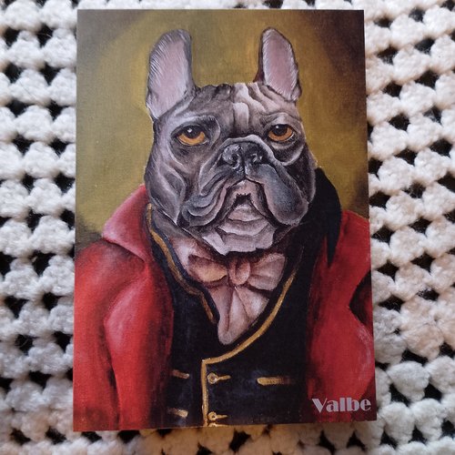 Carte postale chien