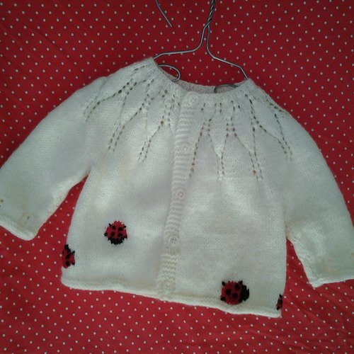 Specialty Chaussons Layette Brassiere Bebe Naissance 3mois Tricotee Main En France Rouge Oo