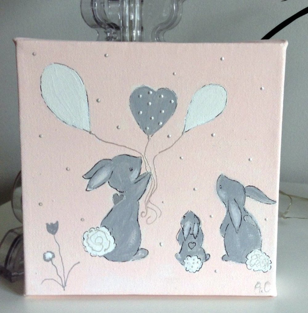 Tableau Romantique Pour Chambre Petite Fille Un Grand Marche