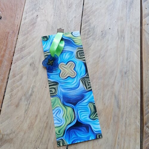 Marque - pages bleu wax