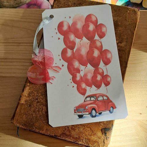 Marque-pages les ballons rouges