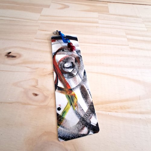 Marque page peint à la main