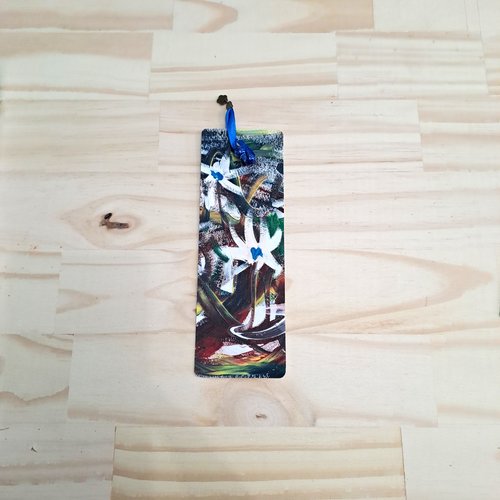 Marque pages peint à la main