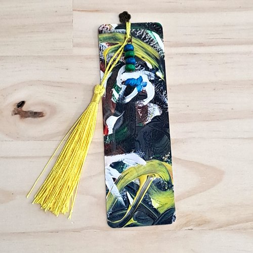 Marque page peint à la main