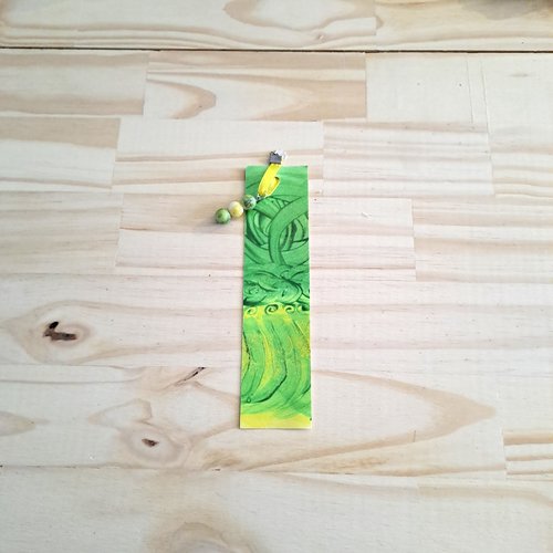 Marque pages peint à la main