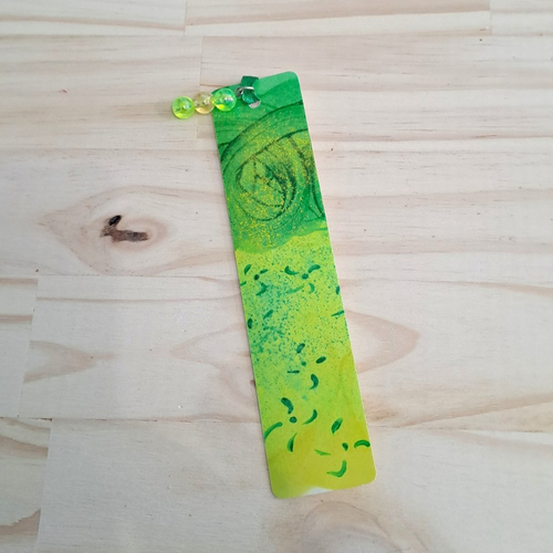 Marque-pages papier peint à la main