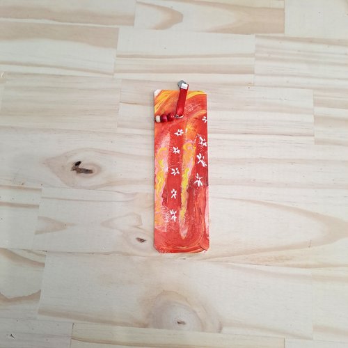 Marque-pages peint à la main