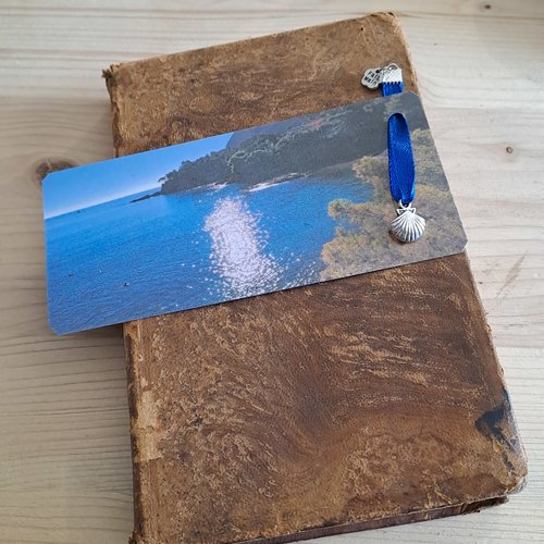Marque-page photo bord de mer