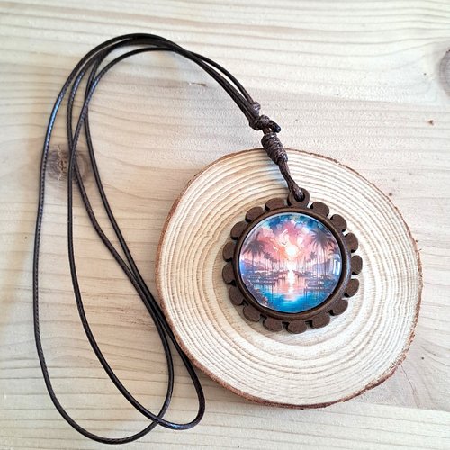 Collier  bateaux sous les tropique