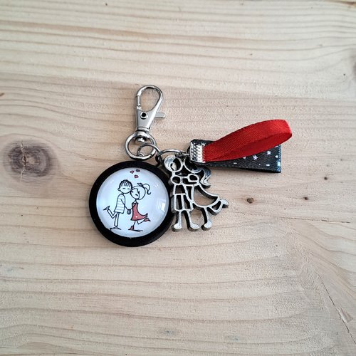 Porte clef amoureux