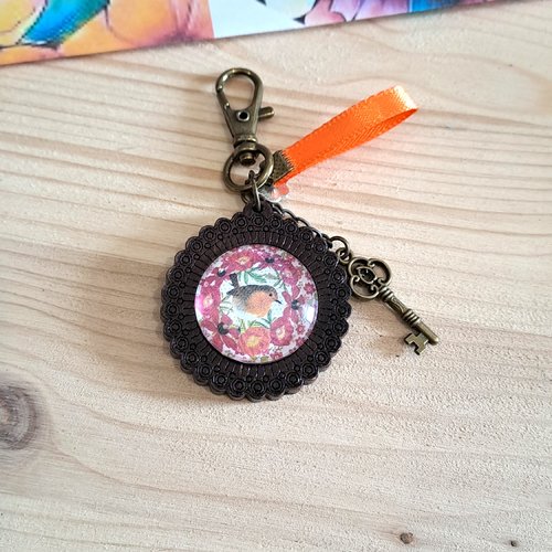 Porte clef petit oiseau