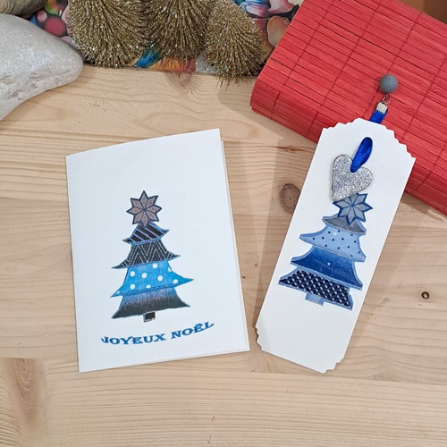 Carte et marque pages papier