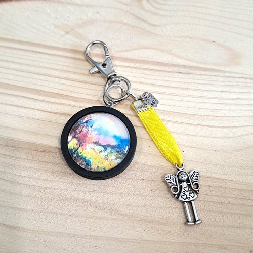 Porte clef paysage de campagne