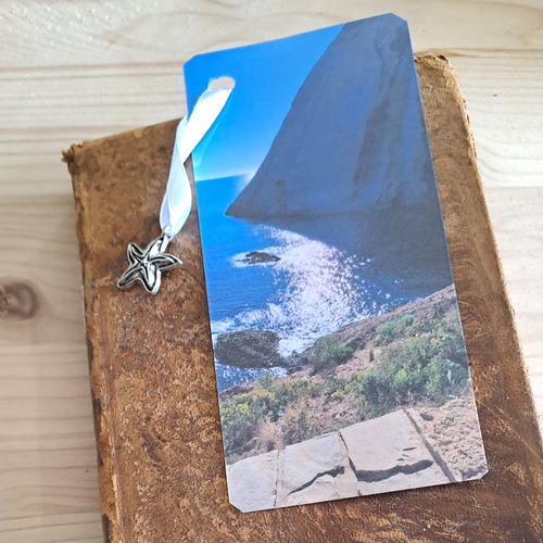Marque-page photo calanque bord de mer