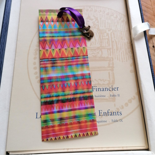 Marques page indien, papier