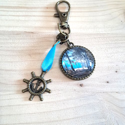 Porte clef évasion au bord de mer