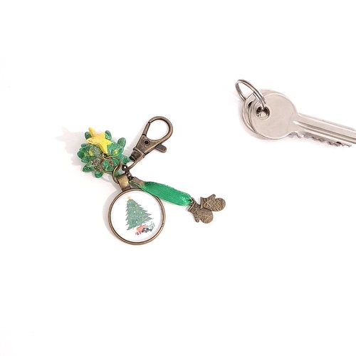 Porte clé sapin de noël