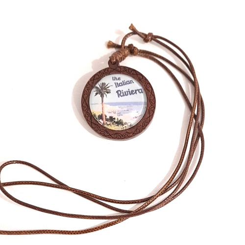 Collier cabochon la riviera italienne