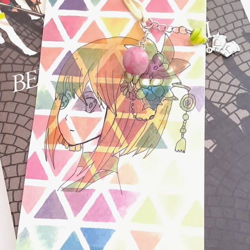 Marques pages manga et triangles