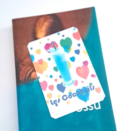 Marque-pages cocktails petit signet