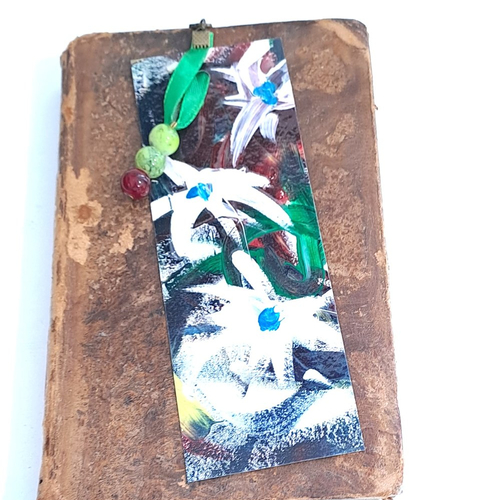 Marque page fleur edelweiss