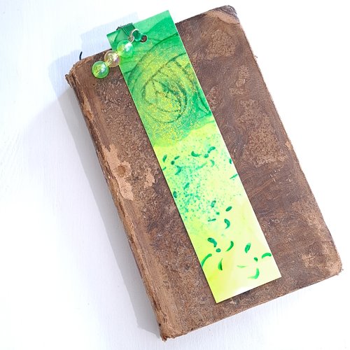 Marque-pages peint à la main