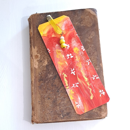 Marque-pages peint à la main