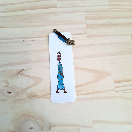 Marque-pages papier africaine