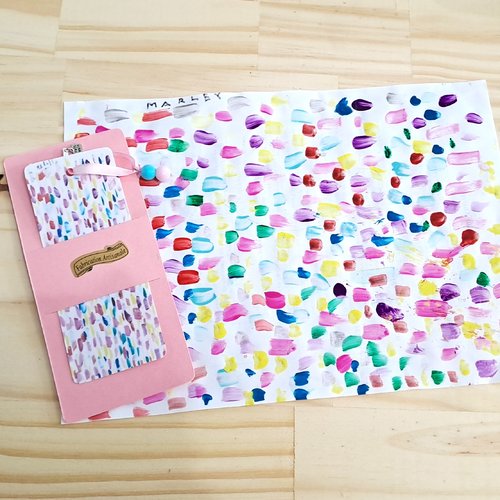 Marque-pages personnalisé dessin d'enfant