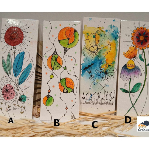 Marque-pages aquarelle