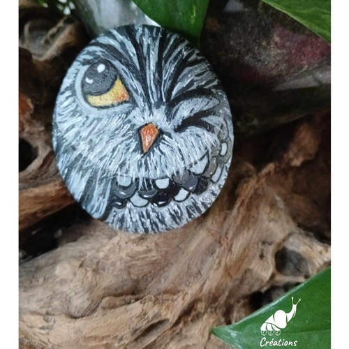 Galet hibou